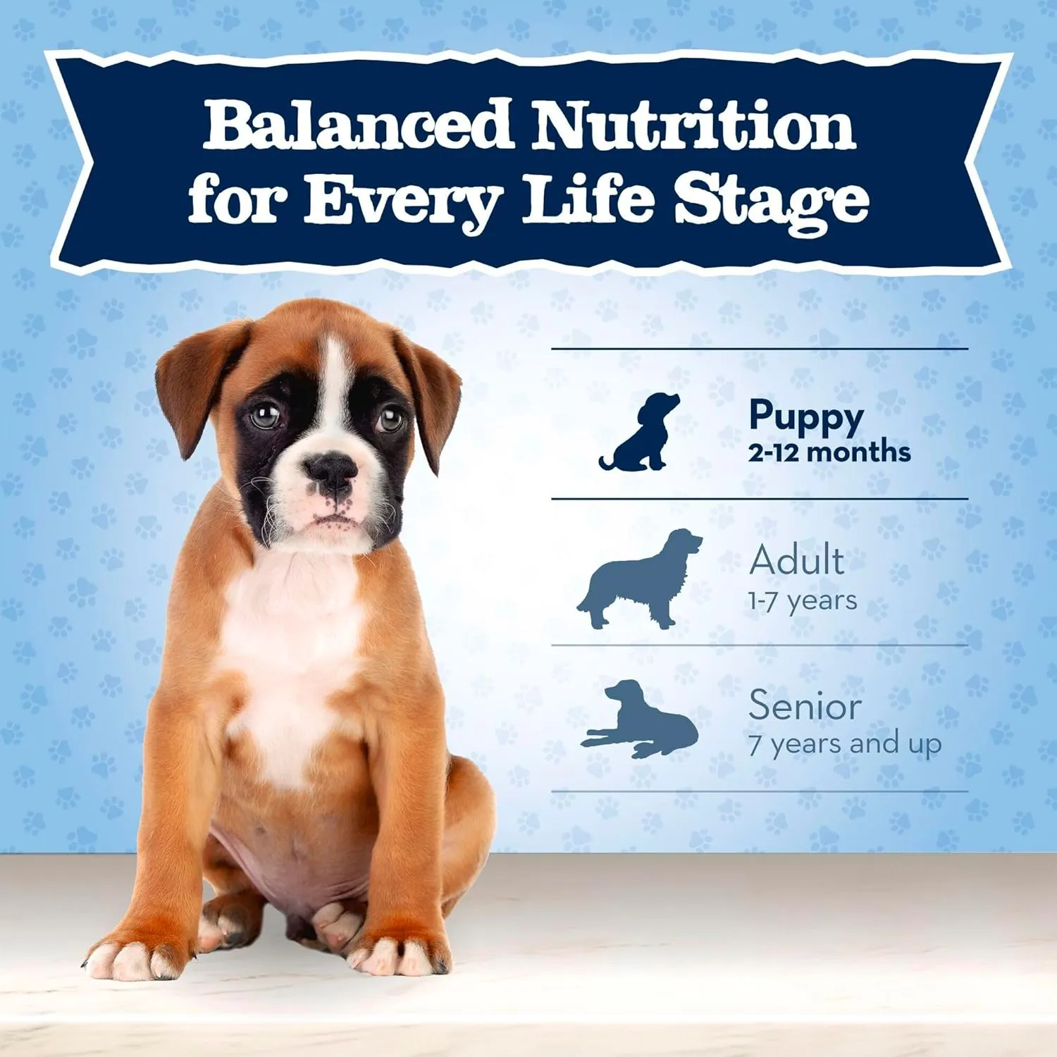 Blue Buffalo Baby Blue Natural Dry Food for Puppies, Healthy Growth Formula with DHA, High-Protein Savory Chicken Recipe, 4-lb. Bag