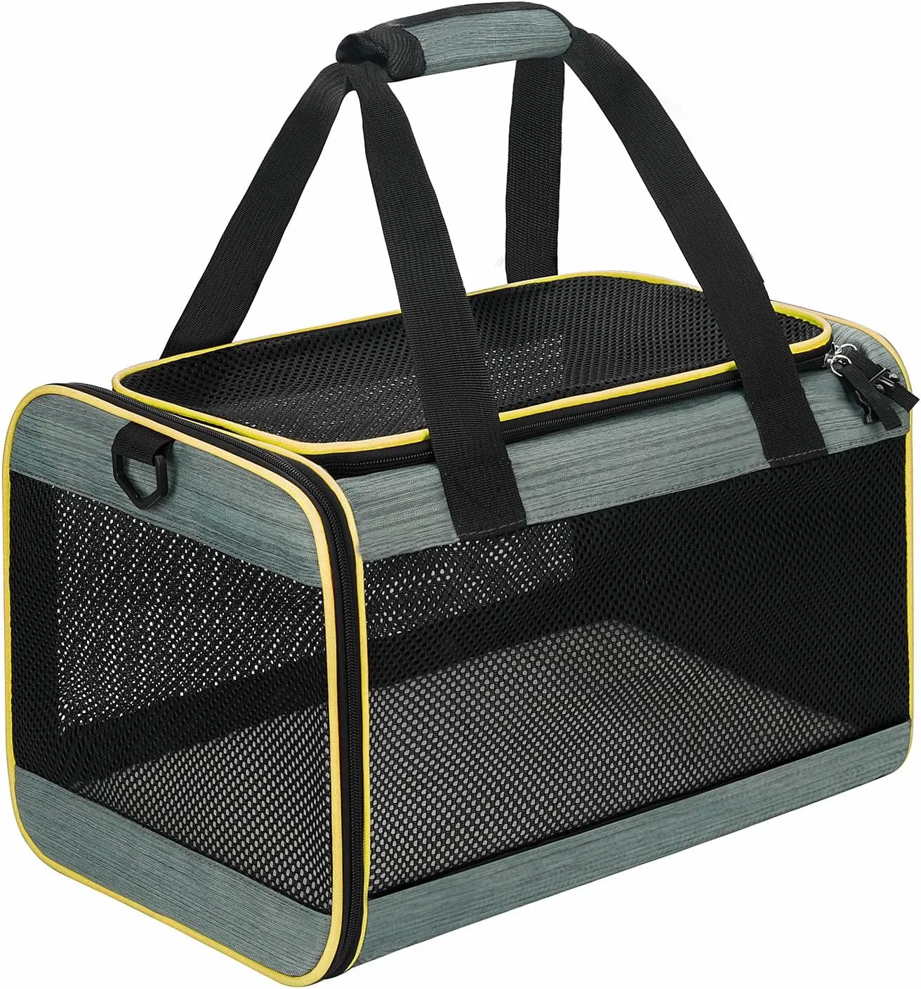 Cat Carrier Airline Approved Pet Carrier,Dog Carrier Soft-Sided Pet Travel Carrier Maximum Pet Weight 17 Pounds 17.5x10 x10