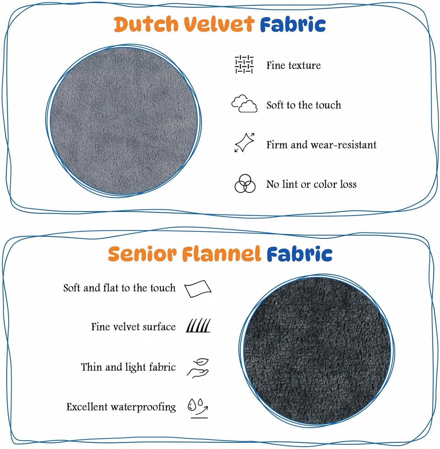 Comfort Expression Extra Large Dog Bed Orthopedic Washable: XL Dog Bed with Waterproof Removable Cover Dogs Beds for Extra Large Dogs with Non-Slip Bottom Memory Foam Grey- 42" x 30"