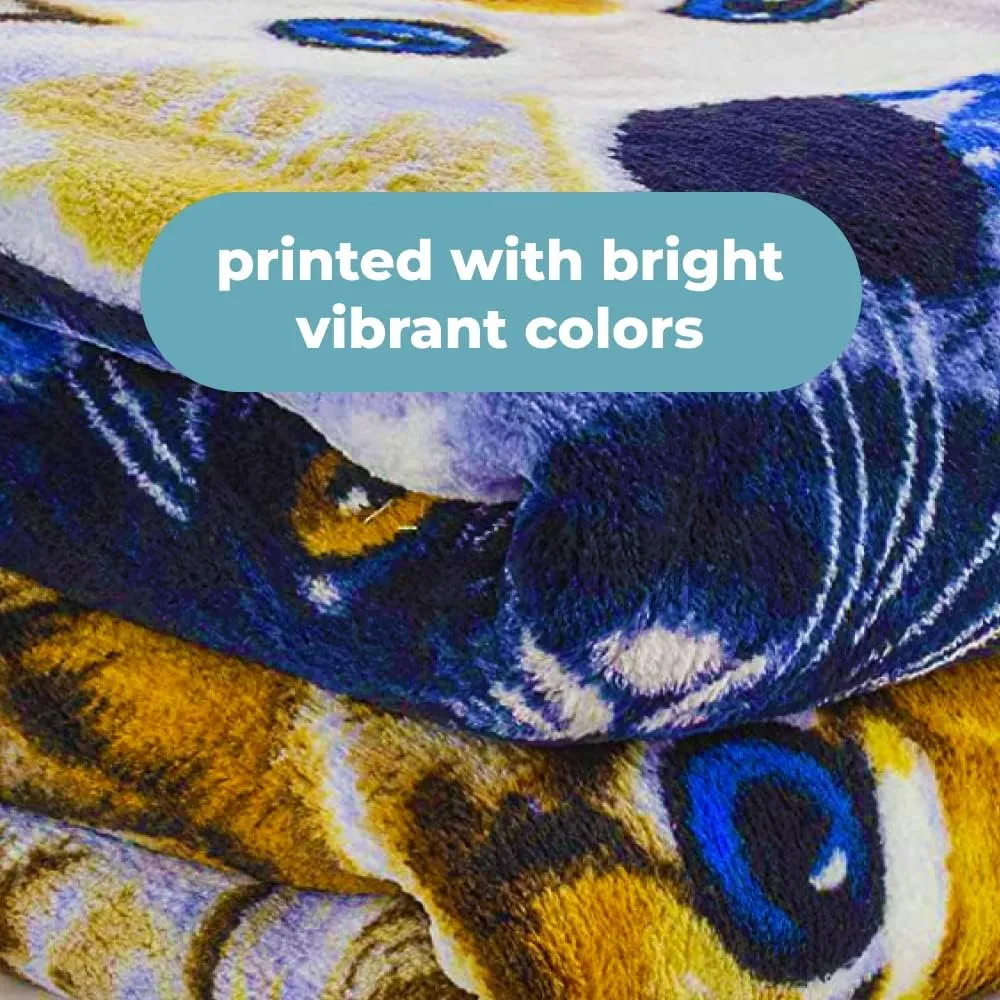Dawhud Direct Collage Kitten Fleece Blanket for Bed, 50" x 60" Cute Fleece Throw Blanket for Girls, Women, Men and Kids - Super Soft Plush Cat Blanket Throw