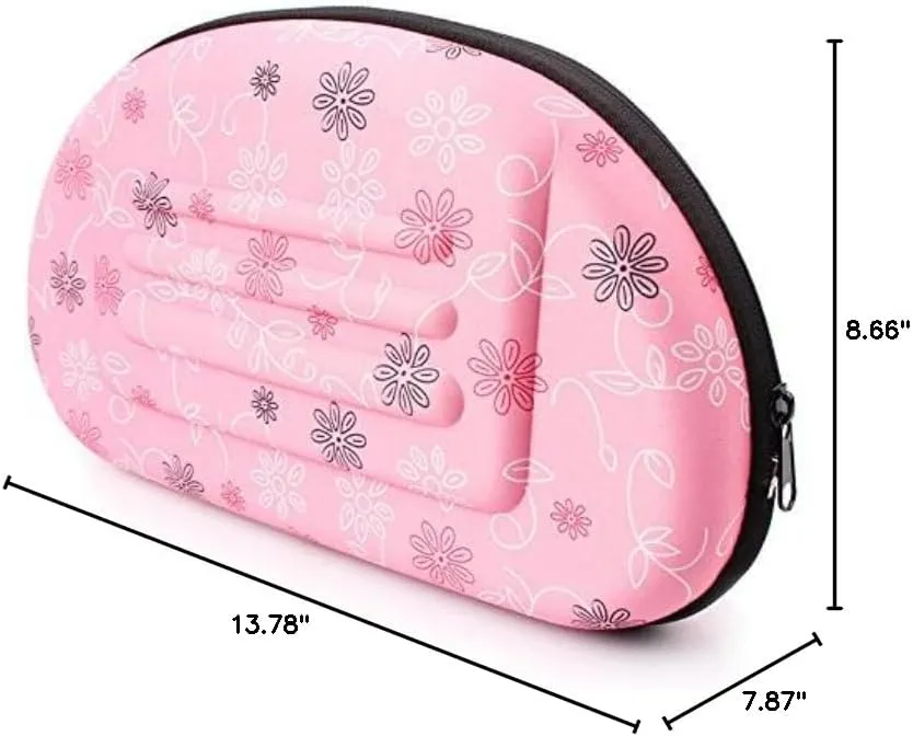 Foldable Pet Dog Carrier Cage Collapsible Travel Kennel - Portable Pet Carrier Outdoor Shoulder Bag for Puppy Dog Cat (S, Pink)