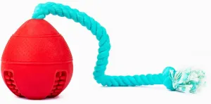 Fossa 4-in-1 Crate Entertaing Puzzle Chew Toy for Dogs | Upgrade Crate Training Aids for Puppies | Food Treat Dispensing Dog Toys | Dog Teething Ball with Adjust Rope to Reduce Stress Anxiety