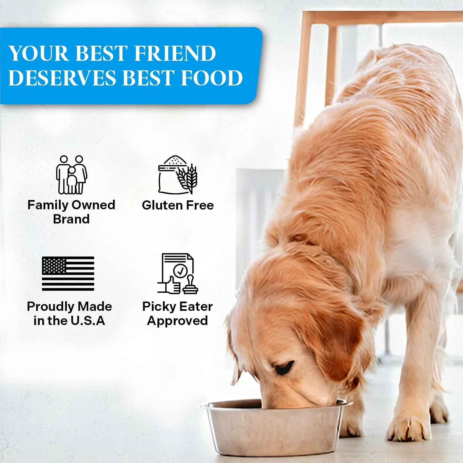 Healthy Dogma - PetMix Dehydrated Dog Food  Fish Dinner with Wild-Caught Alaskan Salmon & Whitefish  Gluten-Free, Skin & Coat Support, Clean Ingredient Dog Food  No Preservatives, (2 lbs)