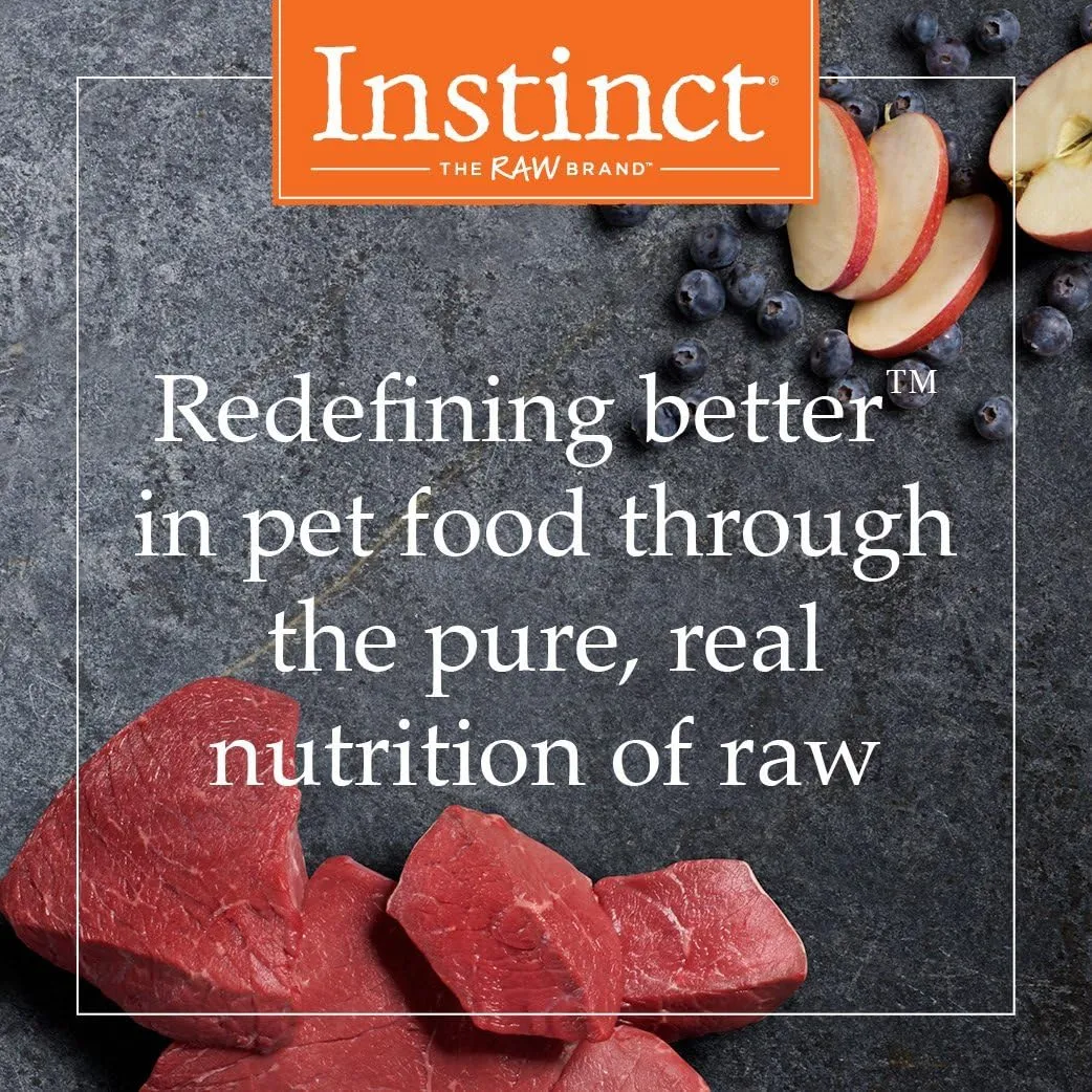 Instinct Raw Boost, Natural Dry Dog Food with Freeze Dried Pieces, High Protein, Grain Free Recipe - Real Beef, 10 lb. Bag