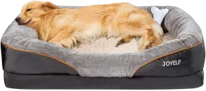JOYELF X-Large Memory Foam Dog Bed - Orthopedic & Removable Washable Cover Dog Sleeper for Large Dogs
