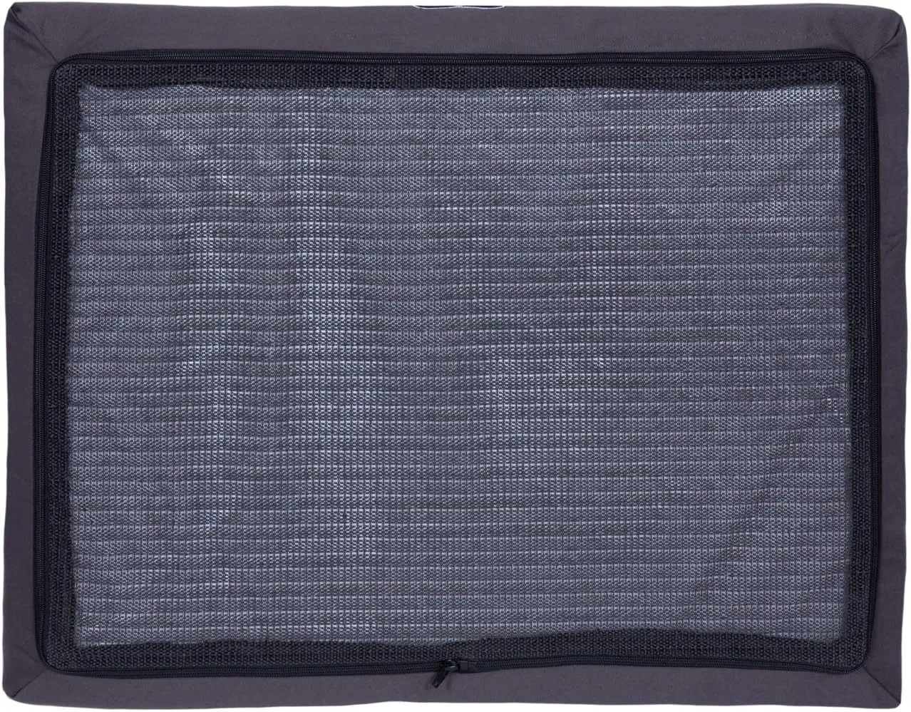 Luxe Dog Bed by Wag | Quad Layer Technology with Memory Foam, Orthopedic Foam, and Cooling Gel. Machine Washable Cover. Gray, Large