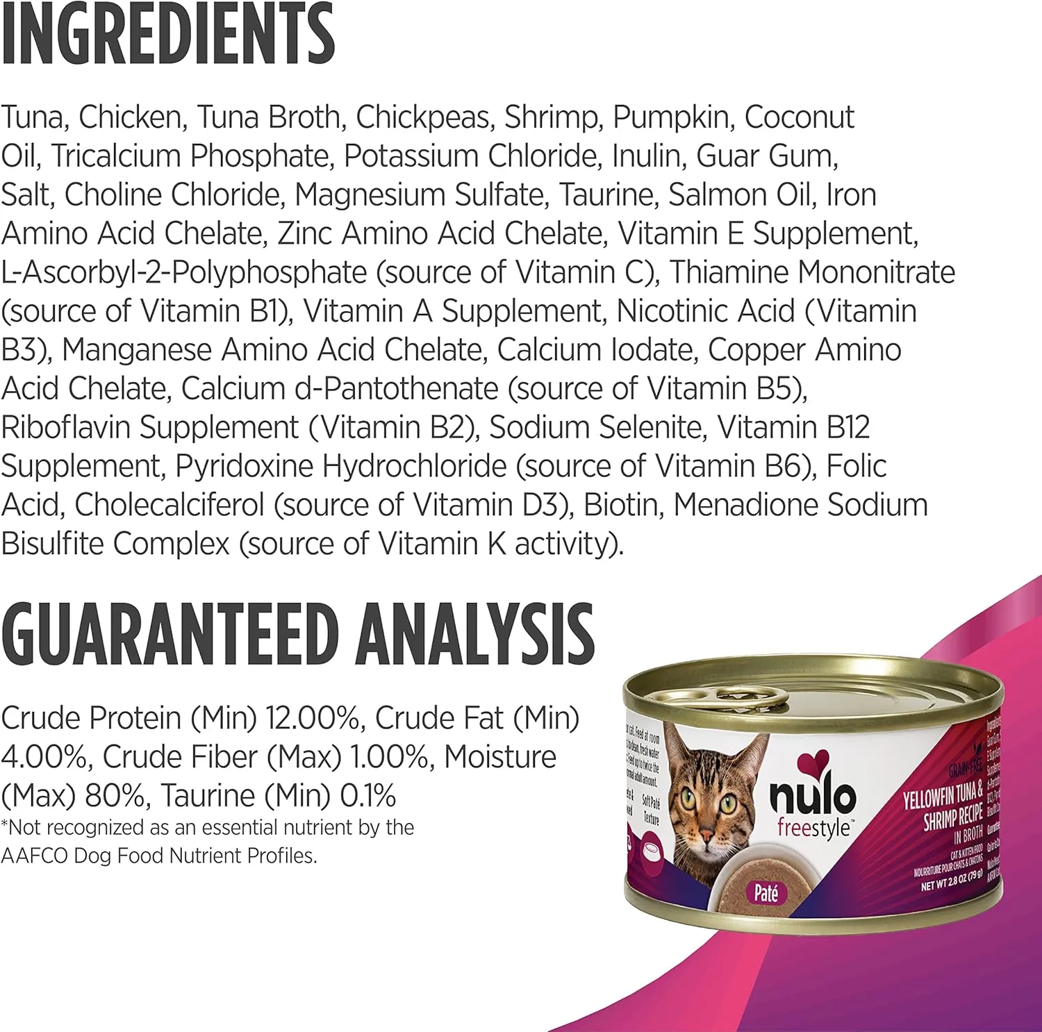 Nulo Freestyle Cat & Kitten Wet Pate Canned Cat Food,Premium All Natural Grain-Free, with 5 High Animal-Based Proteins and Vitamins to Support a Healthy Immune System and Lifestyle 2.8 oz (Pack of 12)