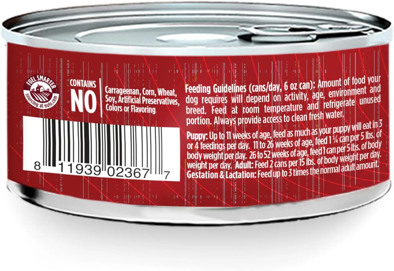 Nulo Freestyle Small Breed Adult Wet Canned Dog Food, Premium All Natural Grain-Free with Omega 3 & 6 for a Healthy Coat and High Animal-Based Protein, Lamb & Sweet Potato, 5.5 oz, 24-Cans