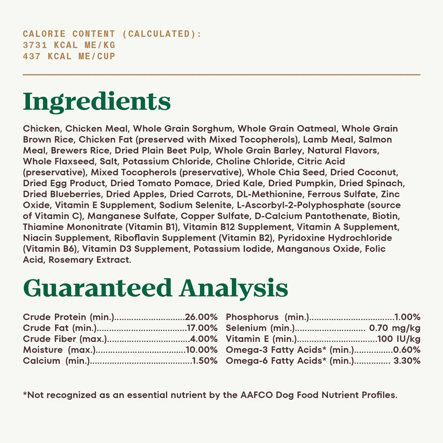 Nutro Ultra Adult Small Breed Dry Dog Food, Chicken, Lamb and Salmon Protein Trio, 3.5 lb. Bag
