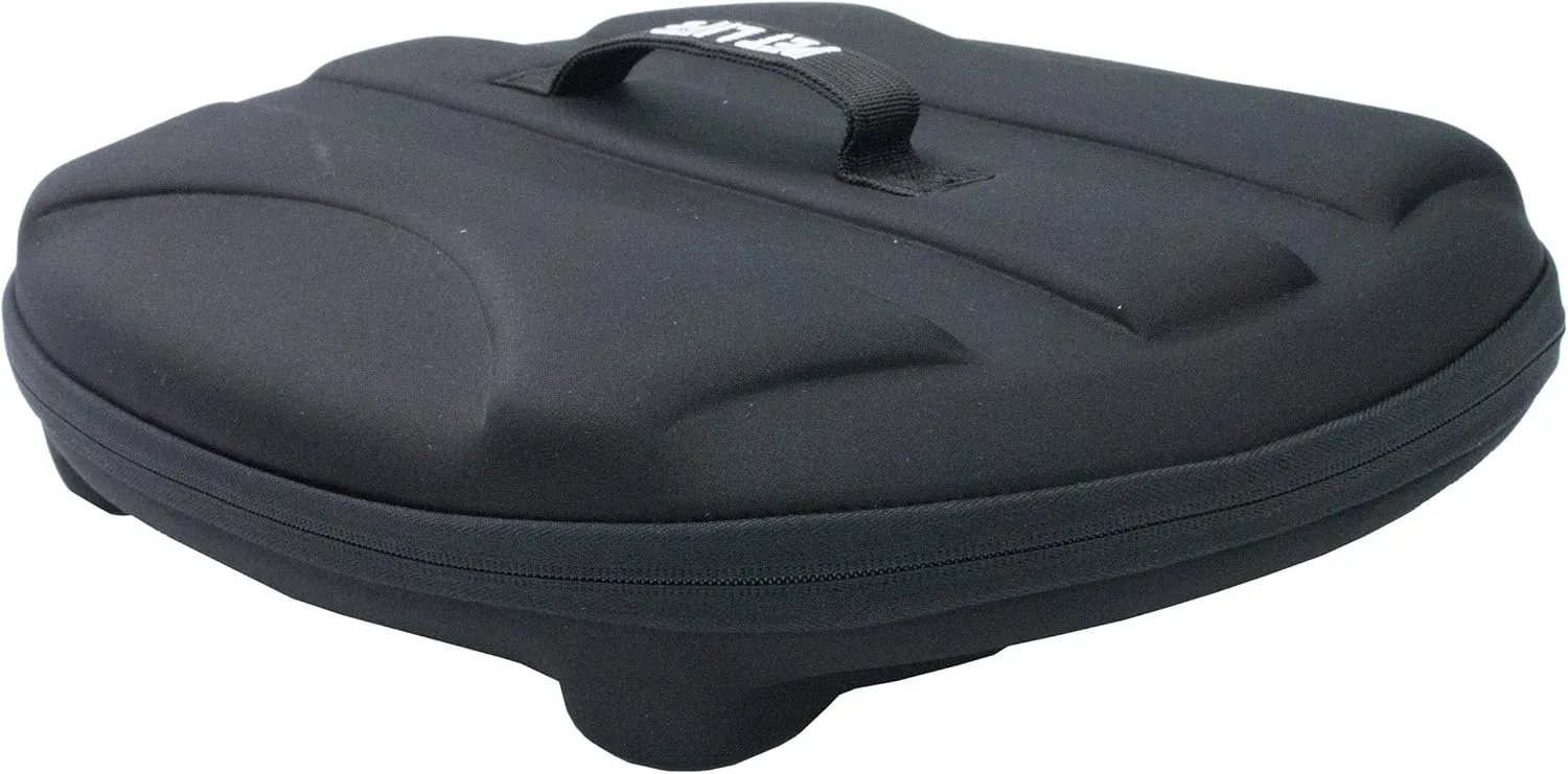 Pet Life Circular Shelled Travel Pet Carrier - Collapsible and Folding Airline Dog Carrier with Lightweight Military-Grade Durability with Included Shoulder Straps
