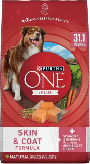 Purina ONE Natural, Sensitive Stomach Dry Dog Food,  Plus Skin & Coat Formula - 31.1 lb. Bag