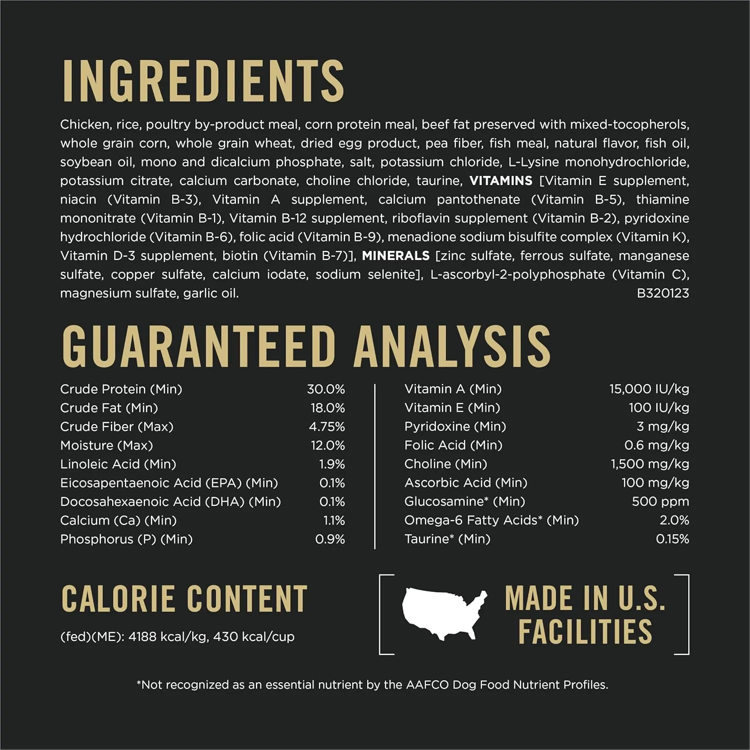 Purina Pro Plan Sport Development Large Breed 30/18 Chicken and Rice High Protein Dog Food Puppy Formula - 35 lb. Bag