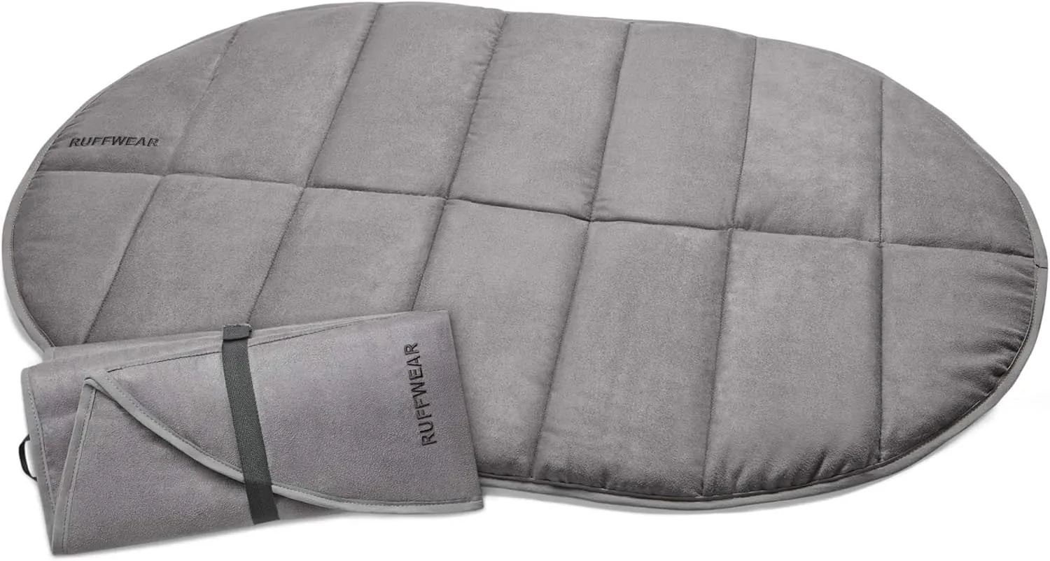 Ruffwear, Highlands Dog Pad, Portable Dog Bed for Outdoor Use, Cloudburst Gray, Medium