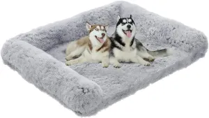 Simple Trending Extra Large Dog Bed - Orthopedic with Egg-Crate Foam, Waterproof XL Dog Sofa Couch with Removable Washable Cover & Anti-Slip Bottom, Light Gray