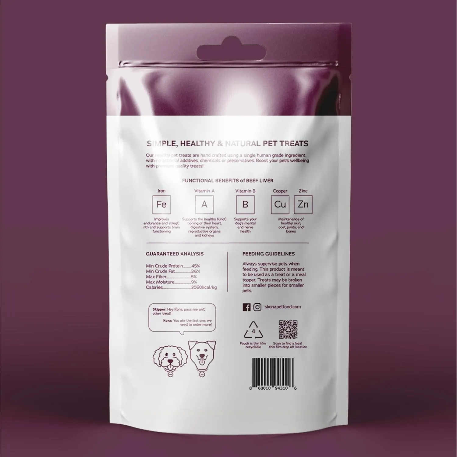 Single-Ingredient Beef Liver Jerky (4oz) | Training Treats for Dogs & Cats | Healthy, Natural Protein Boost | Shiny Coat, Digestion, Energy | USA Made
