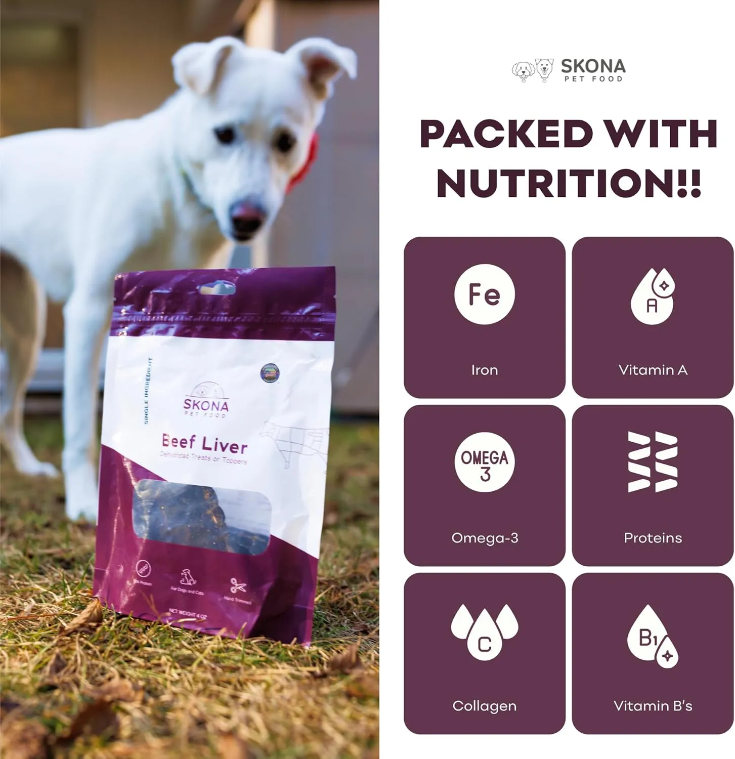 Single-Ingredient Beef Liver Jerky (4oz) | Training Treats for Dogs & Cats | Healthy, Natural Protein Boost | Shiny Coat, Digestion, Energy | USA Made
