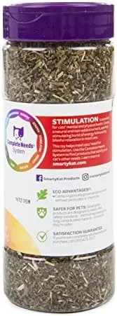 SmartyKat Catnip Shaker Canister for Cats & Kittens, Resealable Packaging, Sprinkle on Toys, Bedding & Scratchers, 2 Ounces