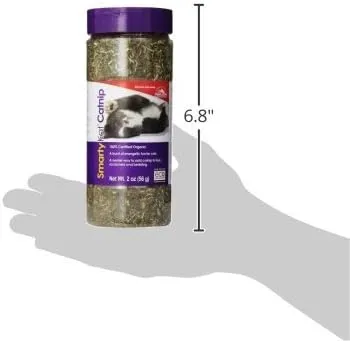 SmartyKat Catnip Shaker Canister for Cats & Kittens, Resealable Packaging, Sprinkle on Toys, Bedding & Scratchers, 2 Ounces