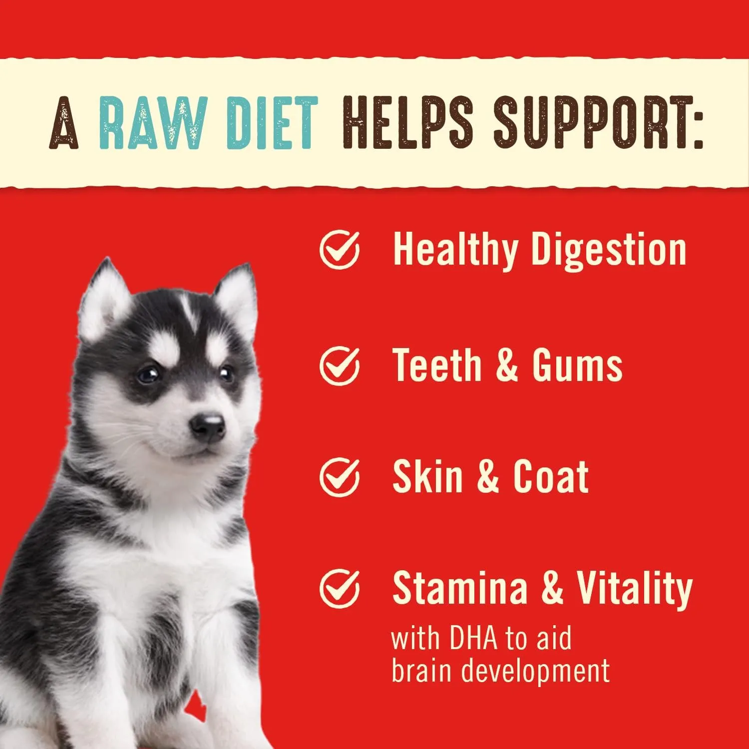 Stella & Chewy's Freeze Dried Raw Dinner Patties  Crafted for Puppies  Grain Free, Protein Rich Perfectly Puppy Beef & Salmon Recipe  5.5 oz Bag, Pack of 1