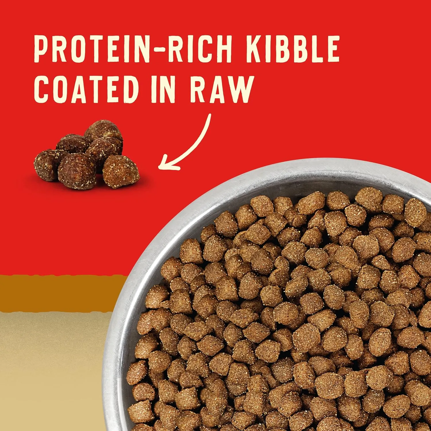 Stella & Chewy's Wild Red Dry Dog Food Raw Coated High Protein Wholesome Grains Puppy Prairie Recipe, 21 lb. Bag