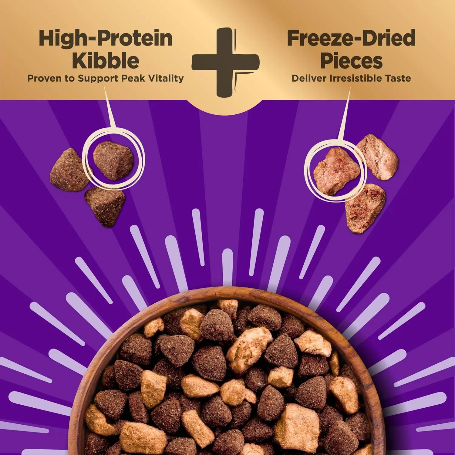 Wellness CORE  (Formerly RawRev) Puppy Dry Dog Food with Freeze Dried Pieces, Grain Free, High Protein, Natural, Chicken & Turkey Recipe, (10-Pound Bag)