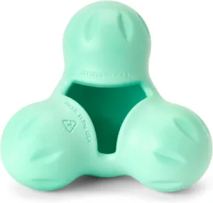 WEST PAW Zogoflex Tux Treat Dispensing Dog Chew Toy  Interactive Chewing Toy for Dogs  Dog Games for Aggressive Chewers, Fetch, Catch  Holds Kibble, Treats, Small 4", Mint